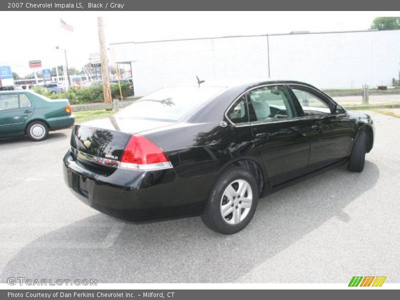 Black / Gray 2007 Chevrolet Impala LS