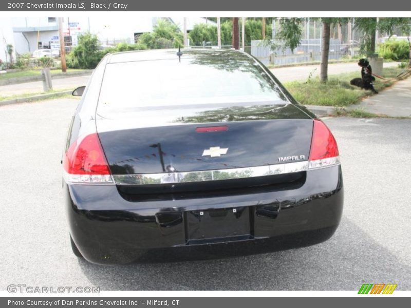Black / Gray 2007 Chevrolet Impala LS