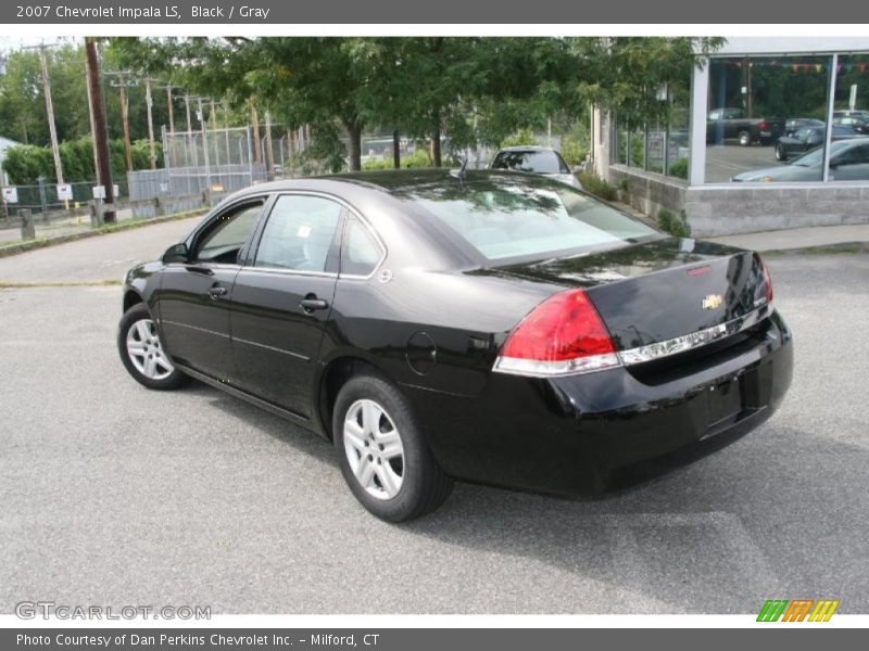 Black / Gray 2007 Chevrolet Impala LS