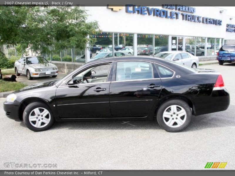 Black / Gray 2007 Chevrolet Impala LS