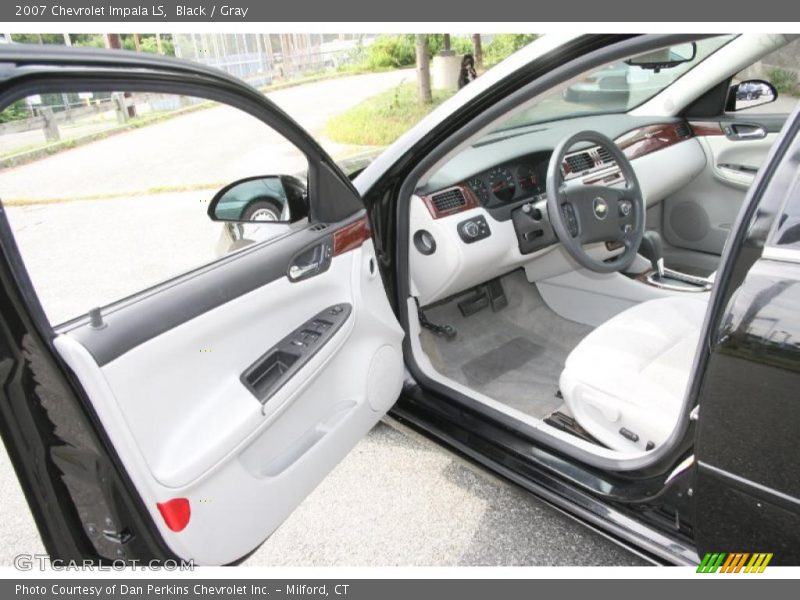 Black / Gray 2007 Chevrolet Impala LS