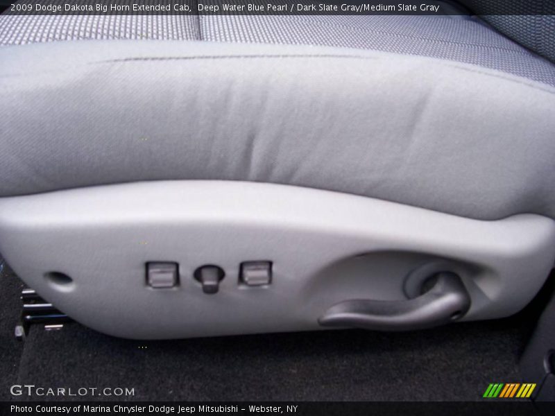 Deep Water Blue Pearl / Dark Slate Gray/Medium Slate Gray 2009 Dodge Dakota Big Horn Extended Cab