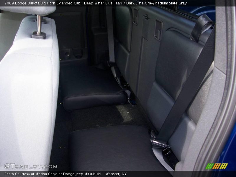 Deep Water Blue Pearl / Dark Slate Gray/Medium Slate Gray 2009 Dodge Dakota Big Horn Extended Cab