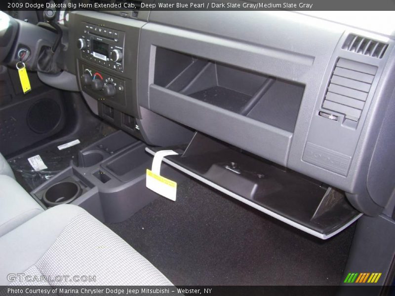 Deep Water Blue Pearl / Dark Slate Gray/Medium Slate Gray 2009 Dodge Dakota Big Horn Extended Cab