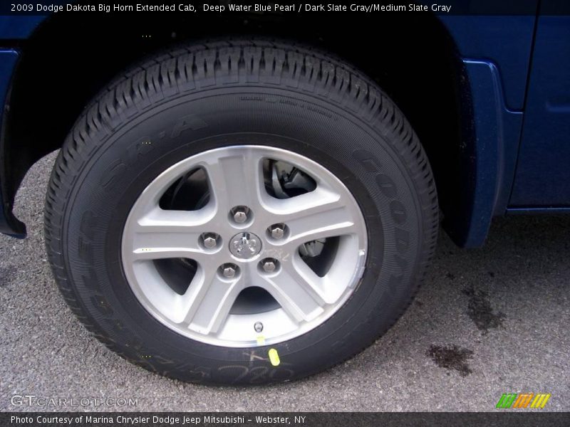 Deep Water Blue Pearl / Dark Slate Gray/Medium Slate Gray 2009 Dodge Dakota Big Horn Extended Cab