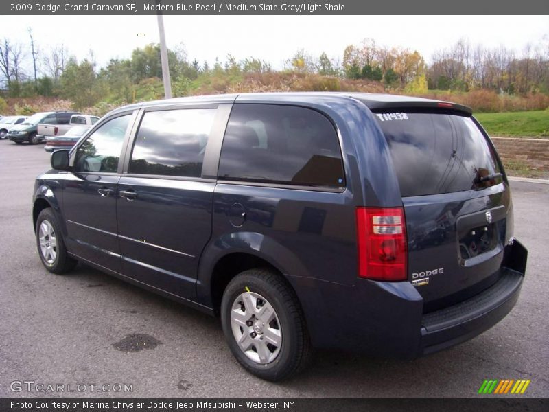 Modern Blue Pearl / Medium Slate Gray/Light Shale 2009 Dodge Grand Caravan SE