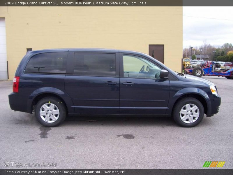 Modern Blue Pearl / Medium Slate Gray/Light Shale 2009 Dodge Grand Caravan SE