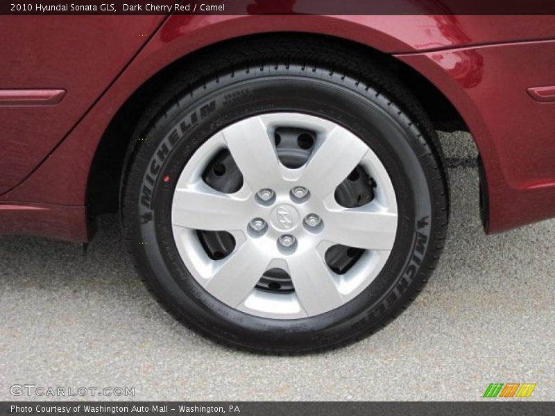 Dark Cherry Red / Camel 2010 Hyundai Sonata GLS