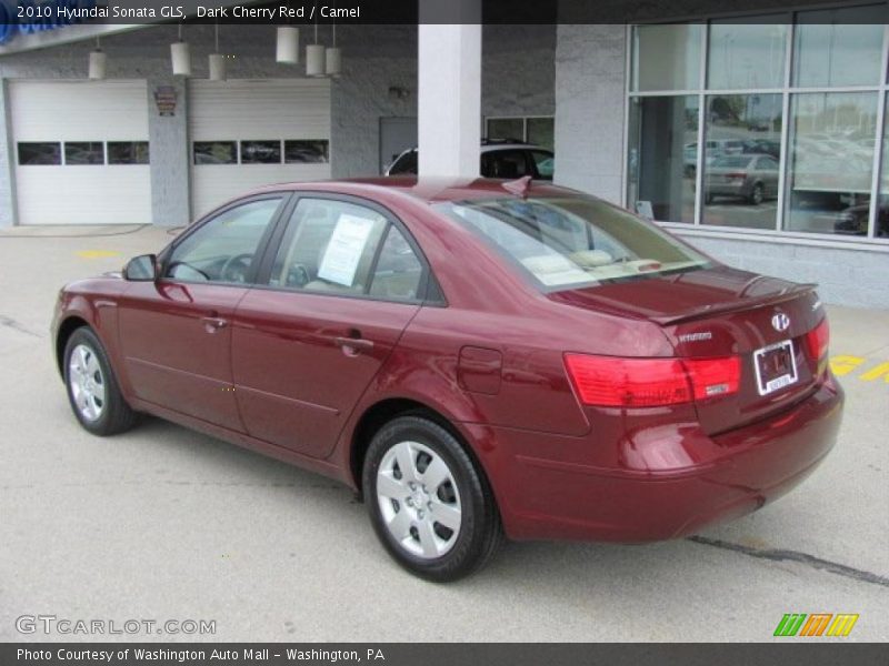 Dark Cherry Red / Camel 2010 Hyundai Sonata GLS