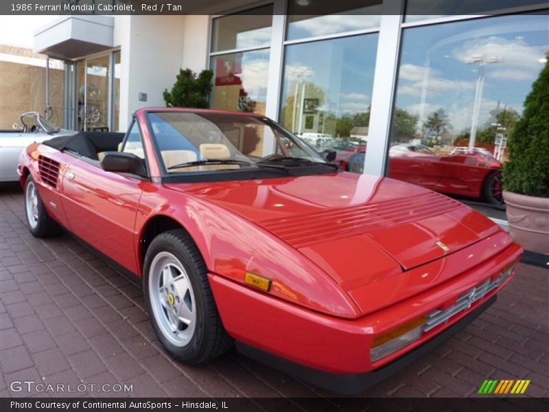 Front 3/4 View of 1986 Mondial Cabriolet
