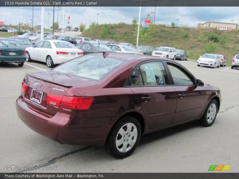Dark Cherry Red / Camel 2010 Hyundai Sonata GLS