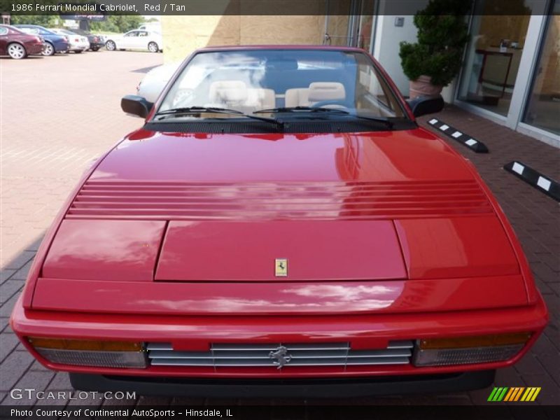 Red / Tan 1986 Ferrari Mondial Cabriolet