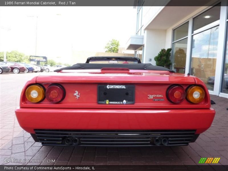 Red / Tan 1986 Ferrari Mondial Cabriolet