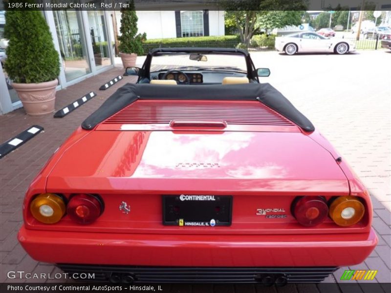 Red / Tan 1986 Ferrari Mondial Cabriolet