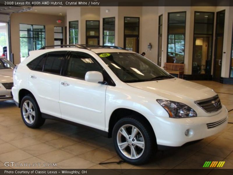 Crystal White / Ivory 2008 Lexus RX 400h AWD Hybrid