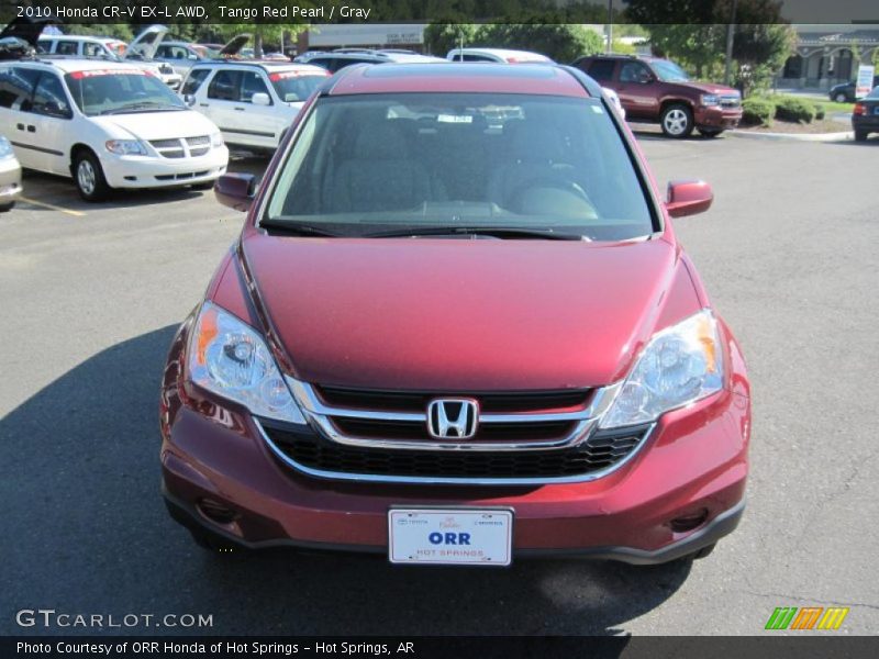 Tango Red Pearl / Gray 2010 Honda CR-V EX-L AWD