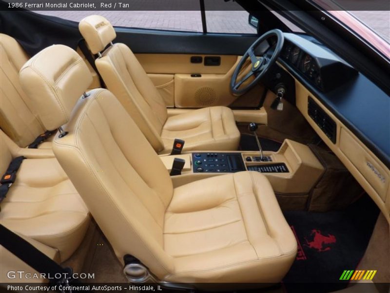  1986 Mondial Cabriolet Tan Interior