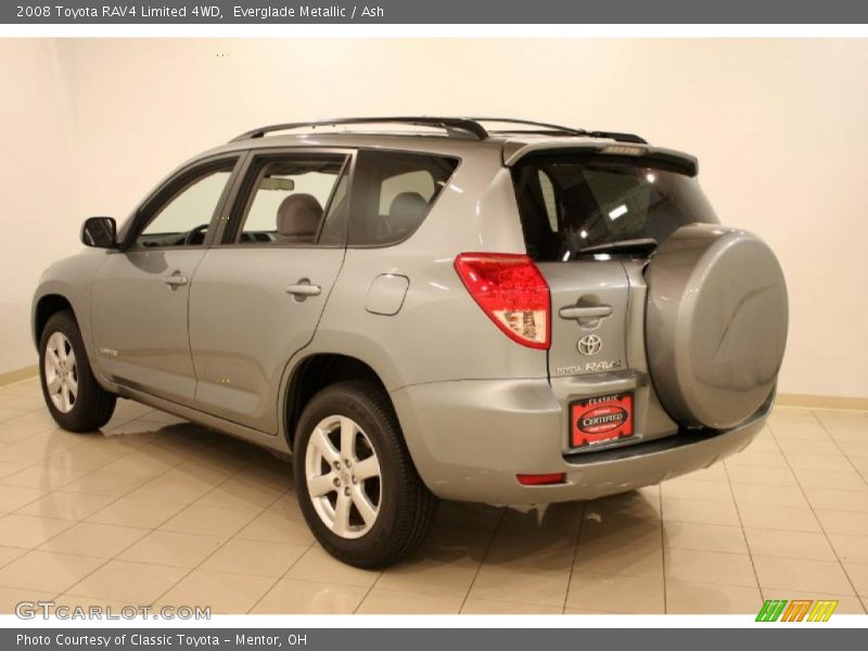 Everglade Metallic / Ash 2008 Toyota RAV4 Limited 4WD