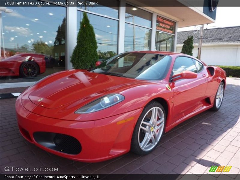 Rosso Corsa (Red) / Black 2008 Ferrari F430 Coupe