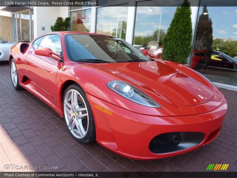 Rosso Corsa (Red) / Black 2008 Ferrari F430 Coupe