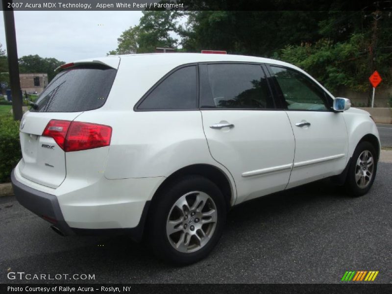 Aspen White Pearl / Parchment 2007 Acura MDX Technology