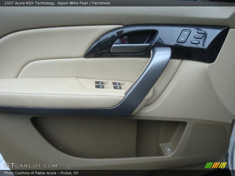 Aspen White Pearl / Parchment 2007 Acura MDX Technology