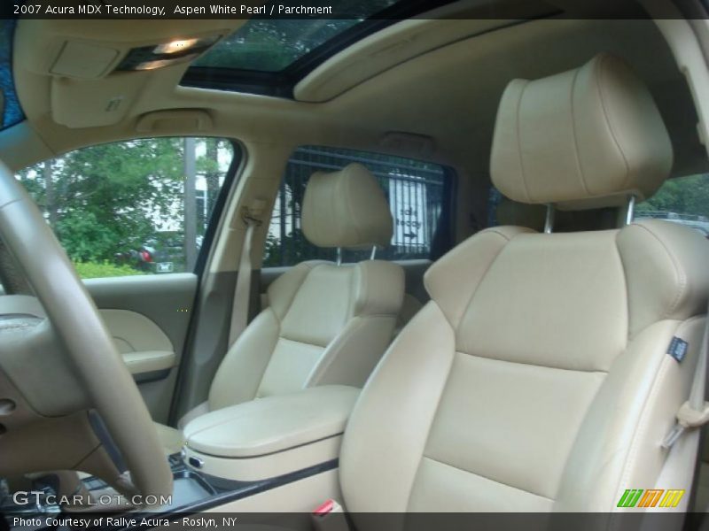 Aspen White Pearl / Parchment 2007 Acura MDX Technology
