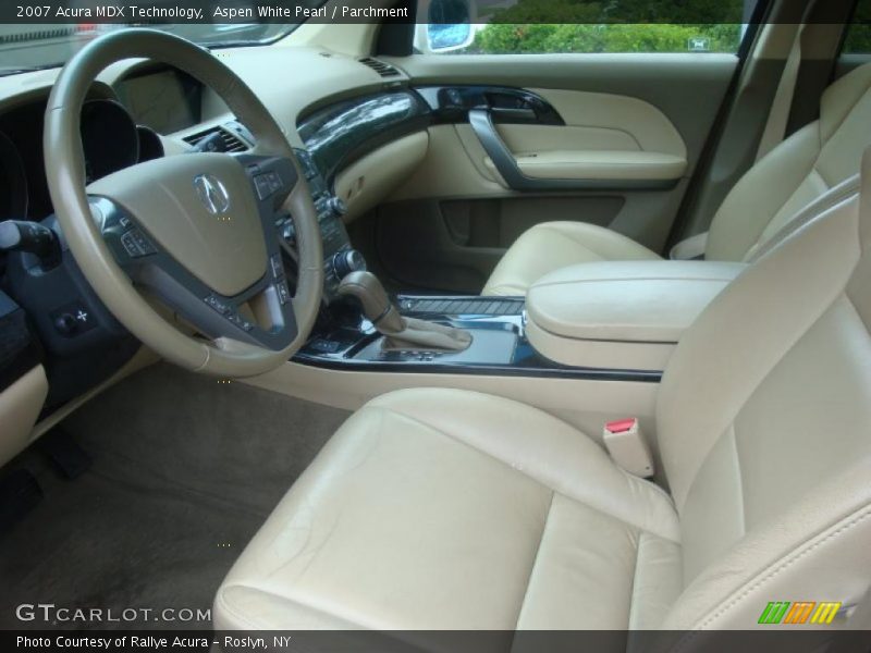 Aspen White Pearl / Parchment 2007 Acura MDX Technology