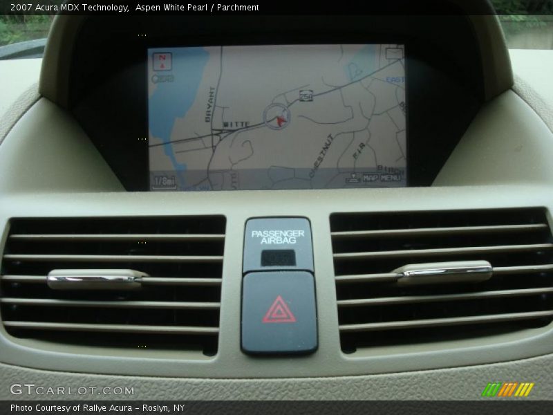Aspen White Pearl / Parchment 2007 Acura MDX Technology
