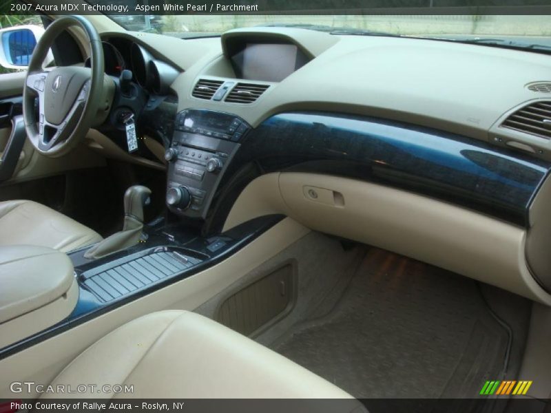 Aspen White Pearl / Parchment 2007 Acura MDX Technology