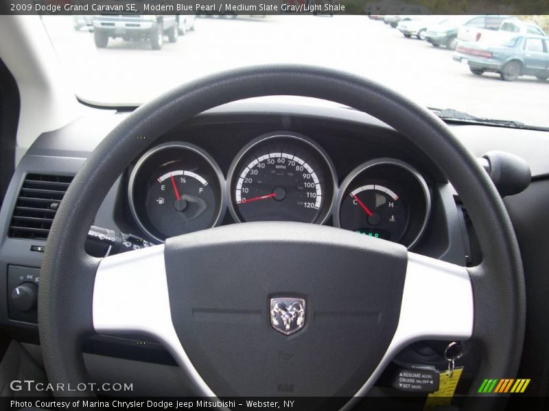 Modern Blue Pearl / Medium Slate Gray/Light Shale 2009 Dodge Grand Caravan SE