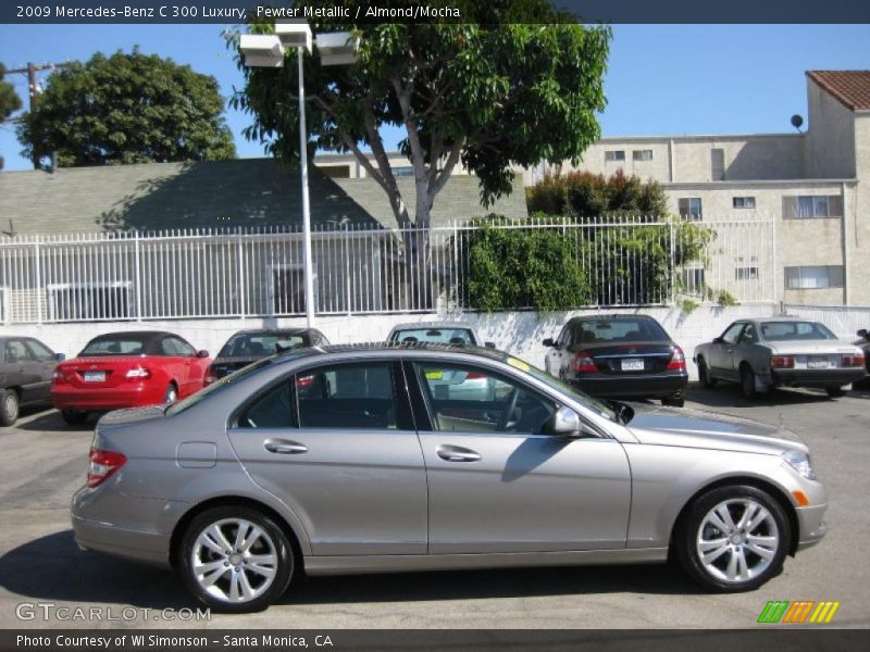 Pewter Metallic / Almond/Mocha 2009 Mercedes-Benz C 300 Luxury