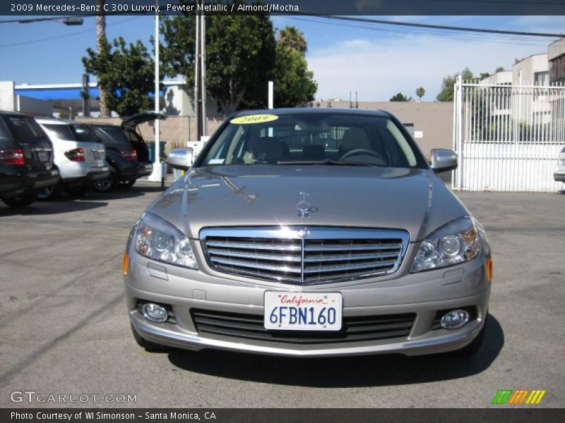 Pewter Metallic / Almond/Mocha 2009 Mercedes-Benz C 300 Luxury