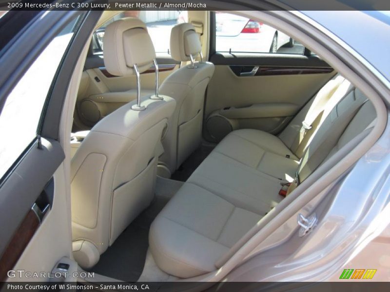 Pewter Metallic / Almond/Mocha 2009 Mercedes-Benz C 300 Luxury