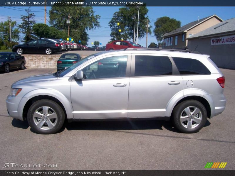 Bright Silver Metallic / Dark Slate Gray/Light Graystone 2009 Dodge Journey SXT