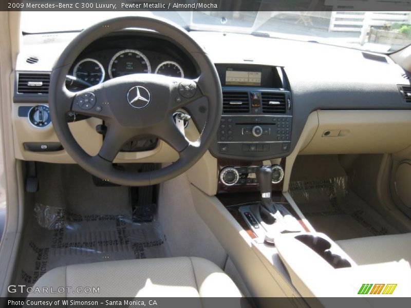 Pewter Metallic / Almond/Mocha 2009 Mercedes-Benz C 300 Luxury