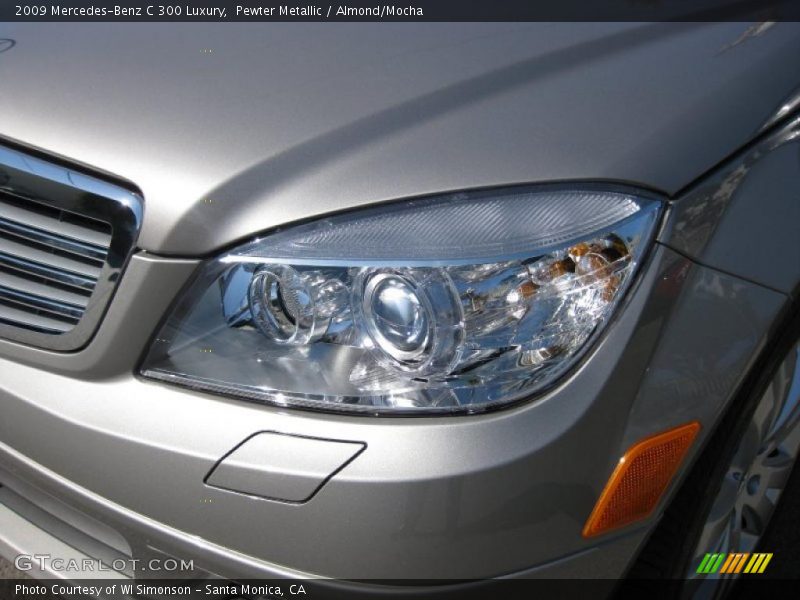 Pewter Metallic / Almond/Mocha 2009 Mercedes-Benz C 300 Luxury