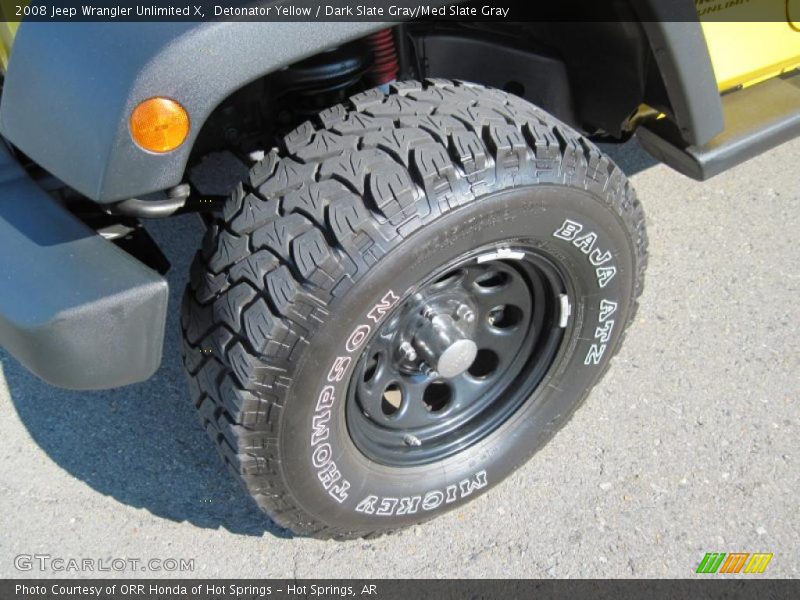 Detonator Yellow / Dark Slate Gray/Med Slate Gray 2008 Jeep Wrangler Unlimited X