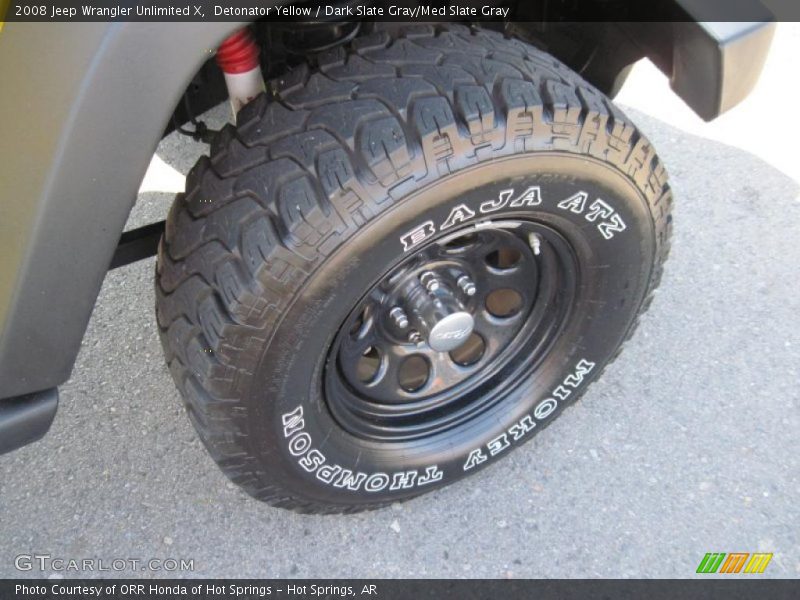 Detonator Yellow / Dark Slate Gray/Med Slate Gray 2008 Jeep Wrangler Unlimited X