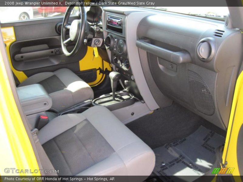 Detonator Yellow / Dark Slate Gray/Med Slate Gray 2008 Jeep Wrangler Unlimited X