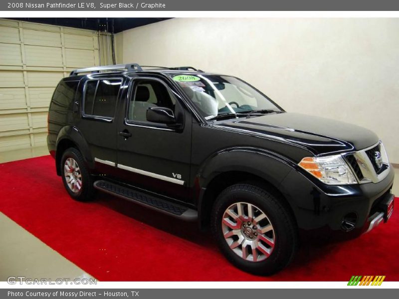 Super Black / Graphite 2008 Nissan Pathfinder LE V8