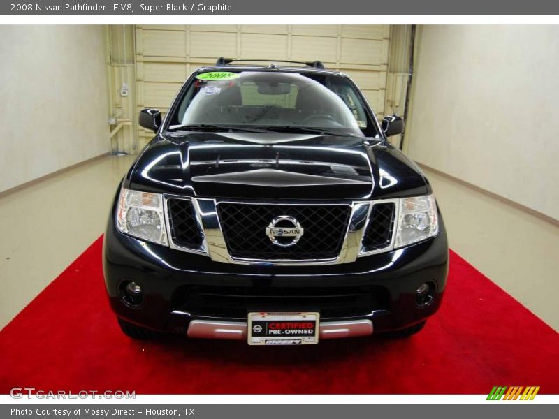 Super Black / Graphite 2008 Nissan Pathfinder LE V8