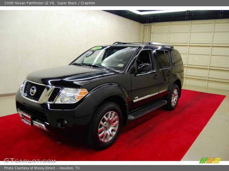 Super Black / Graphite 2008 Nissan Pathfinder LE V8