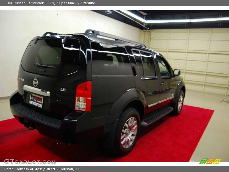 Super Black / Graphite 2008 Nissan Pathfinder LE V8