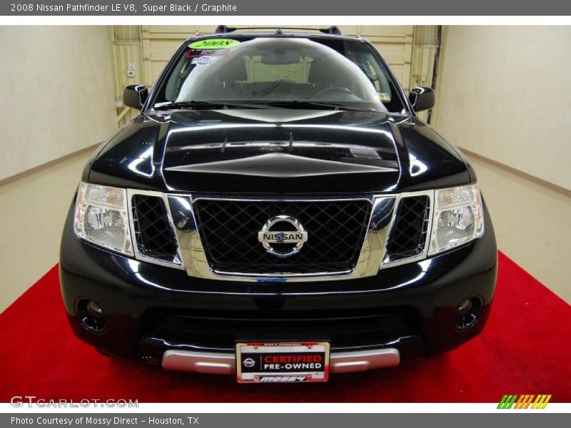 Super Black / Graphite 2008 Nissan Pathfinder LE V8