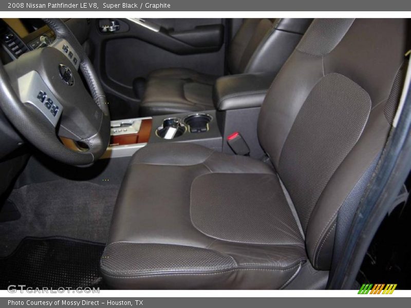 Super Black / Graphite 2008 Nissan Pathfinder LE V8