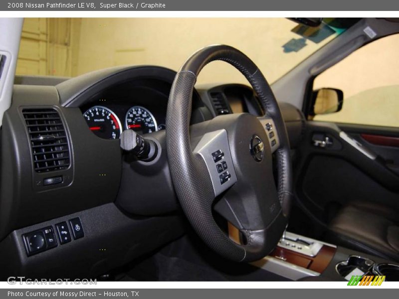 Super Black / Graphite 2008 Nissan Pathfinder LE V8