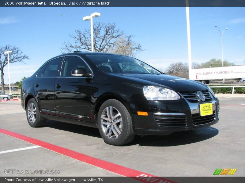 Black / Anthracite Black 2006 Volkswagen Jetta TDI Sedan