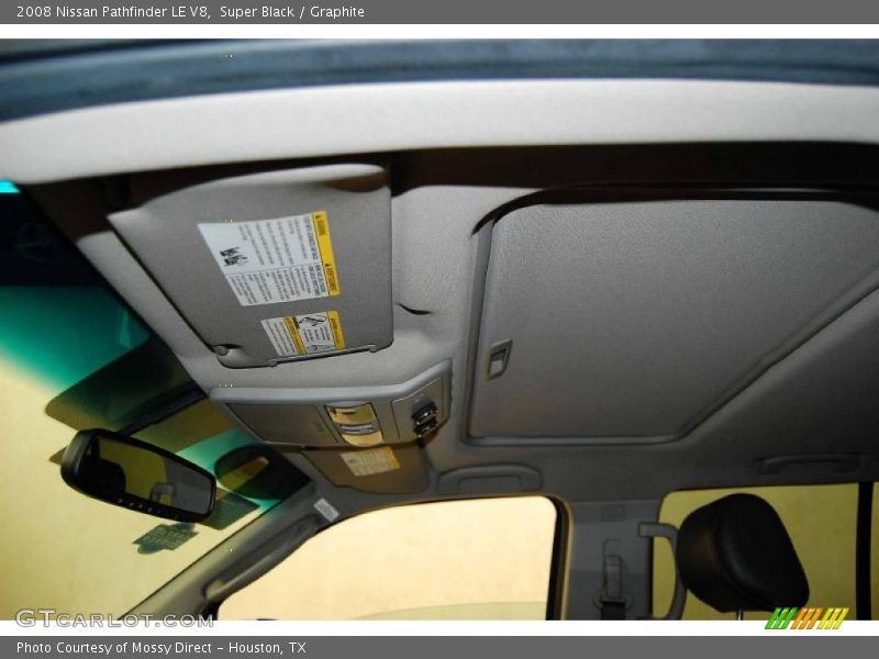 Super Black / Graphite 2008 Nissan Pathfinder LE V8