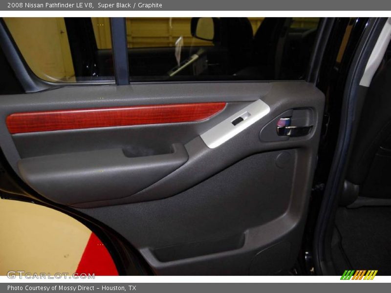Super Black / Graphite 2008 Nissan Pathfinder LE V8